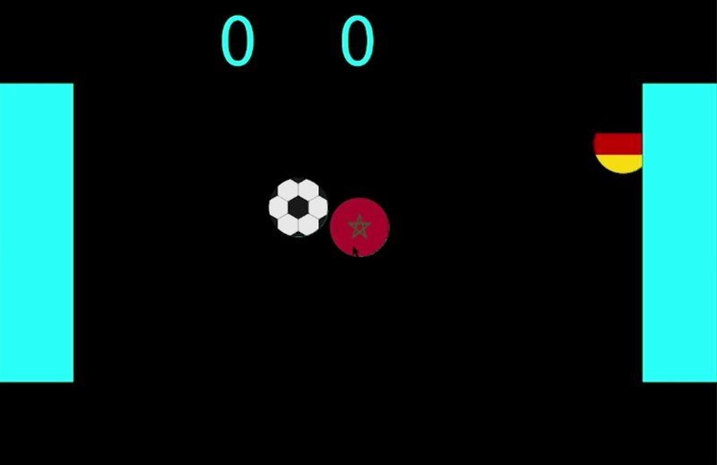 Live gameplay — Morocco vs. Germany